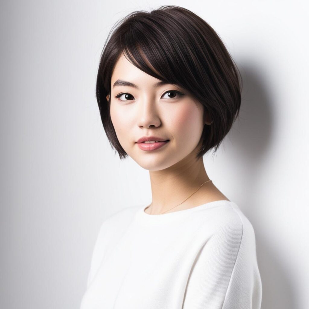 ショートボブ女性